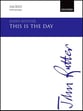 This Is the Day SATB choral sheet music cover